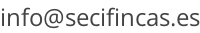 info@secifincas.es